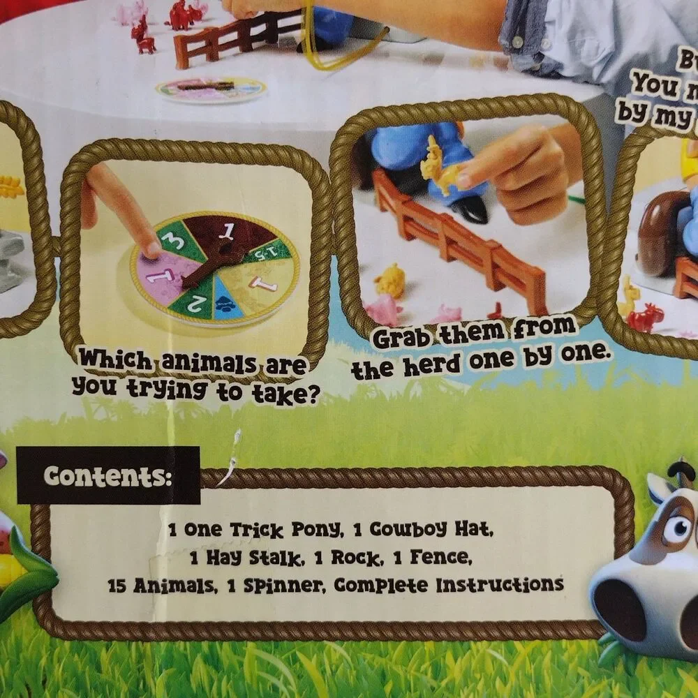 Goliath One Trick Pony Kids Game Animal Round-Up Ages 4+ Battery Op 2-5 players